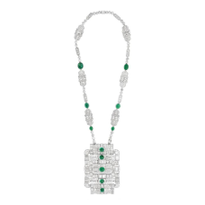 Emerald and Diamond studded necklace