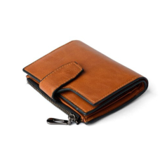Sleek Bifold with Secure Button